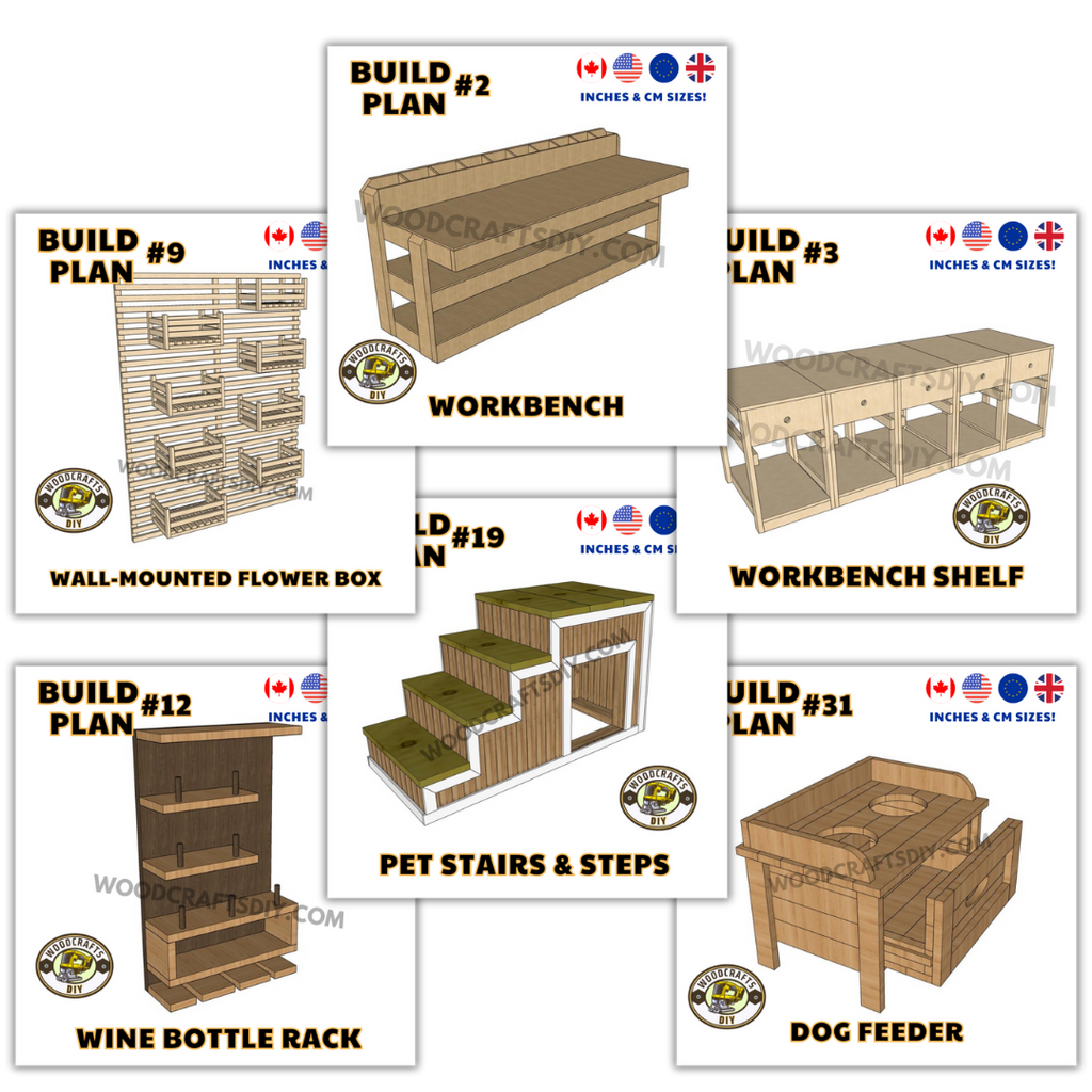 DIY Master Pack - 100+ Woodworking Projects