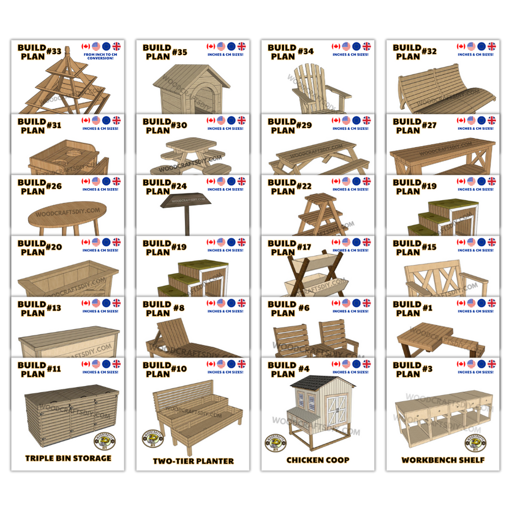 DIY Master Pack - 100+ Woodworking Projects