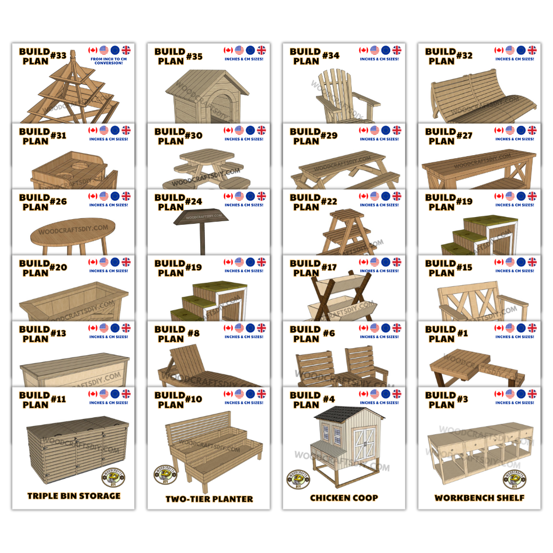 DIY Master Pack - 100+ Woodworking Projects